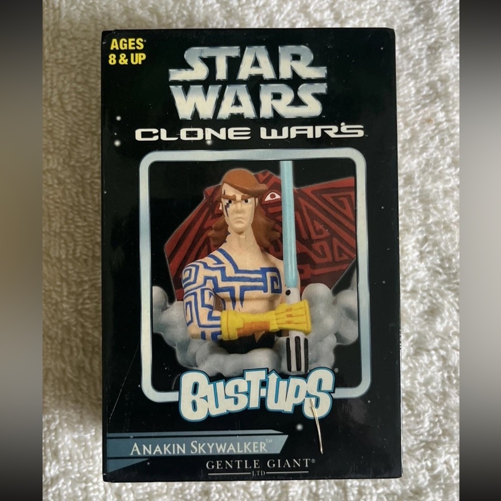 Star Wars Clone Wars Animated Bust-Ups Anakin Skywalker-2006 Gentle Giant SEALED